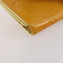 LOUIS VUITTON Monogram Vernis Walker Wallet Lime Yellow M91074 LV Auth BA10750-16
