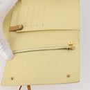 LOUIS VUITTON Monogram Vernis Walker Wallet Lime Yellow M91074 LV Auth BA10750-20