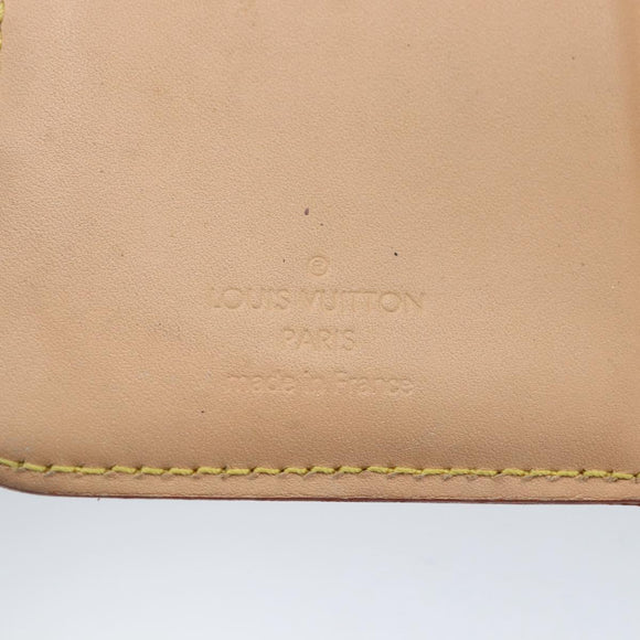LOUIS VUITTON Multicolor Portefeuille Viennois Wallet Black M92988 Auth BA10757