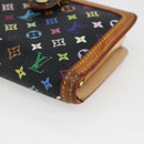 LOUIS VUITTON Multicolor Portefeuille Viennois Wallet Black M92988 Auth BA10757-8