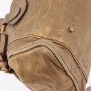 Chloe Paddington Hand Bag Leather Gold Tone Silver Auth BA10758V-12