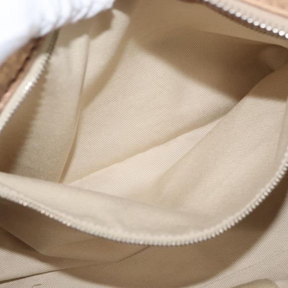 Chloe Paddington Hand Bag Leather Gold Tone Silver Auth BA10758V