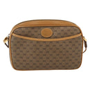 GUCCI Micro GG Supreme Shoulder Bag PVC Beige Gold Auth BA10759-2