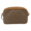 GUCCI Micro GG Supreme Shoulder Bag PVC Beige Gold Auth BA10759-3