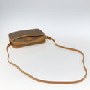 GUCCI Micro GG Supreme Shoulder Bag PVC Beige Gold Auth BA10759-7