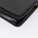 CHANEL Chain Schoudertas Lakleer Zwart Goud CC Auth BA10760-17