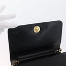 CHANEL Chain Schoudertas Lakleer Zwart Goud CC Auth BA10760-19
