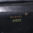 CHANEL Chain Schoudertas Lakleer Zwart Goud CC Auth BA10760-21