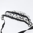 DOLCE&GABBANA Shoulder Bag Nylon White Silver Auth BA10763-6