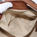 Chloe Paddington Hand Bag Leather Brown Gold Silver Auth BA10764SAV-25