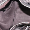 Chloe Paddington Hand Bag Leather Silver Auth BA10765V-19