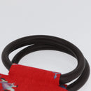 BVLGARI Hand Bag Satin Red Auth BA10772-8