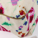 CHANEL Hand Bag Canvas Ivory Gold CC Auth BA10783-15