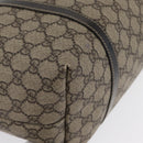 GUCCI GG Supreme Tote Bag PVC Beige Gold 197953 Auth BA10785-10