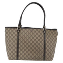 GUCCI GG Supreme Tote Bag PVC Beige Gold 197953 Auth BA10785-2