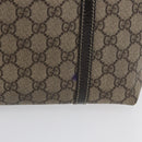 GUCCI GG Supreme Tote Bag PVC Beige Gold 197953 Auth BA10785-3