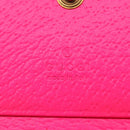GUCCI Flora Zumi Wallet Leather Pink Gold 0959 536353 Auth BA10787V-18