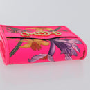 GUCCI Flora Zumi Wallet Leather Pink Gold 0959 536353 Auth BA10787V-5