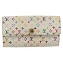 LOUIS VUITTON Monogram Multicolor Portefeuille Sarah Portemonnee M93532 Auth BA10789-13