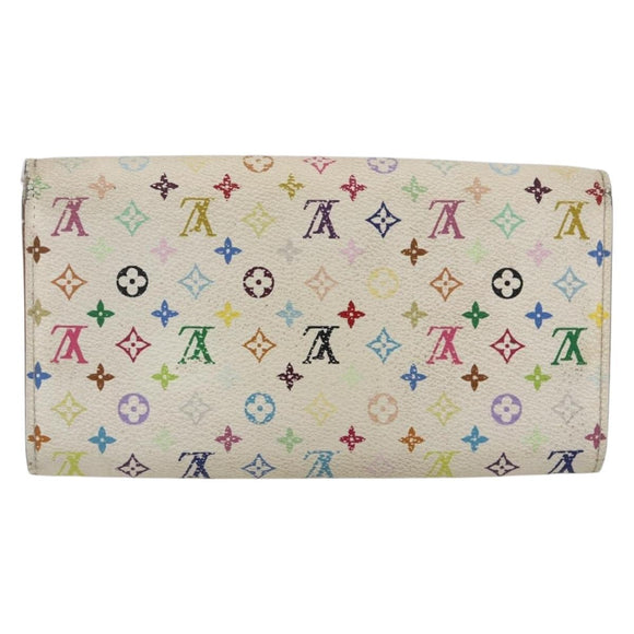 LOUIS VUITTON Monogram Multicolor Portefeuille Sarah Wallet M93532 Auth BA10789