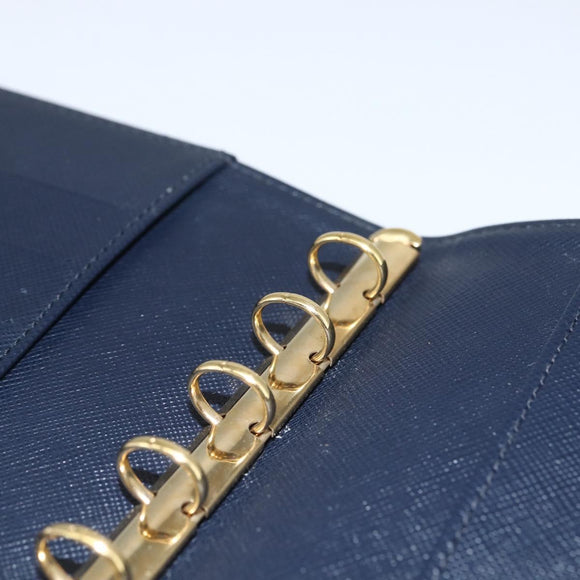 LOUIS VUITTON Monogram Mini Agenda PM Day Planner Cover Blue R20910 Auth BA10790