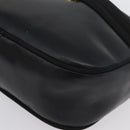 Salvatore Ferragamo Vala Shoulder Bag Leather Black Gold Auth BA10794-15