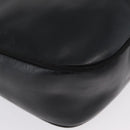 Salvatore Ferragamo Vala Shoulder Bag Leather Black Gold Auth BA10794-16