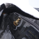 Salvatore Ferragamo Vala Shoulder Bag Leather Black Gold Auth BA10794-20