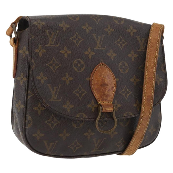 LOUIS VUITTON Monogram Saint Cloud GM Shoulder Bag M51242 LV Auth BA10795