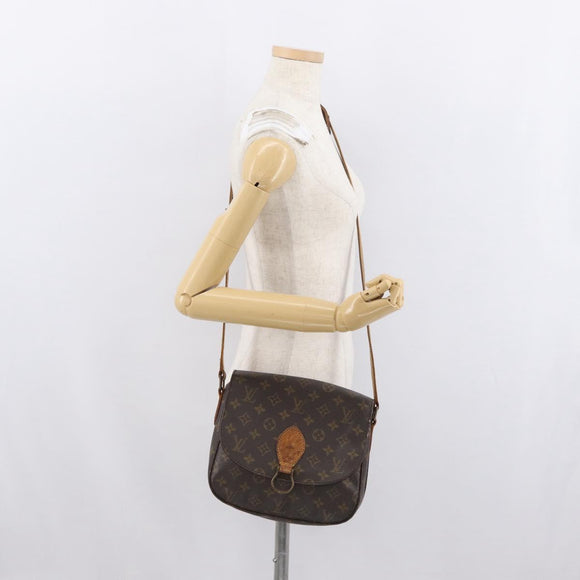 LOUIS VUITTON Monogram Saint Cloud GM Shoulder Bag M51242 LV Auth BA10795