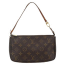 LOUIS VUITTON Monogram Pochette Accessoires Pouch M51980 LV Auth BA10797-13