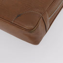 LOUIS VUITTON Epi Porte Documents Voyage Business Bag Brown M54478 Auth BA10800-15