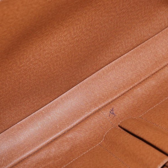 LOUIS VUITTON Epi Porte Documents Voyage Business Bag Brown M54478 Auth BA10800
