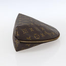 LOUIS VUITTON Monogram Trousse Demi Ronde Cosmetic Pouch M47520 LV Auth BA10802-4