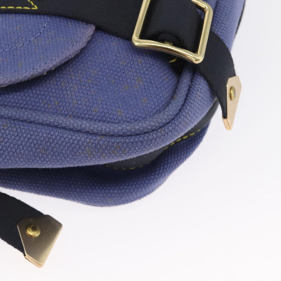 LOUIS VUITTON Antigua Buzzus PM Shoulder Bag Blue M40081 LV Auth BA10805