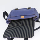 LOUIS VUITTON Antigua Buzzus PM Shoulder Bag Blue M40081 LV Auth BA10805-10