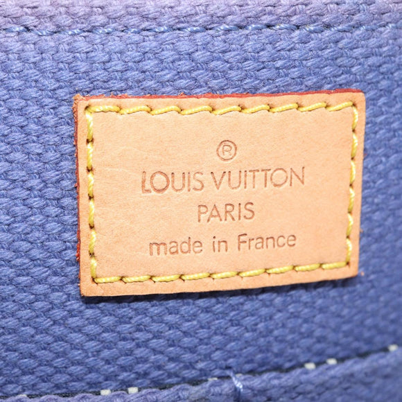 LOUIS VUITTON Antigua Buzzus PM Shoulder Bag Blue M40081 LV Auth BA10805