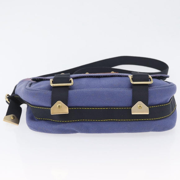 LOUIS VUITTON Antigua Buzzus PM Shoulder Bag Blue M40081 LV Auth BA10805