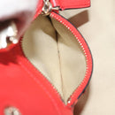 VALENTINO Rockstuds Handtas Leer 2-weg Rood Goud Auth BA10808-24