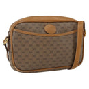 GUCCI Micro GG Supreme Umhängetasche PVC Beige Gold Auth BA10809-1