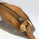 GUCCI Micro GG Supreme Umhängetasche PVC Beige Gold Auth BA10809-17