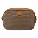 GUCCI Micro GG Supreme Umhängetasche PVC Beige Gold Auth BA10809-13