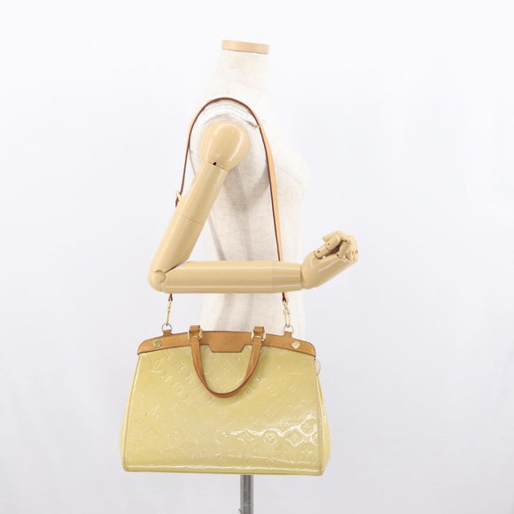 LOUIS VUITTON Monogram Vernis Blair MM Tasche 2-Wege Broncorail M91456 Auth BA10813