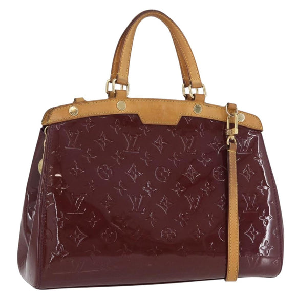 LOUIS VUITTON Monogram Vernis Blair MM Bag 2way amethyst M90106 LV Auth BA10814
