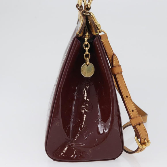 LOUIS VUITTON Monogram Vernis Blair MM Bag 2way amethyst M90106 LV Auth BA10814