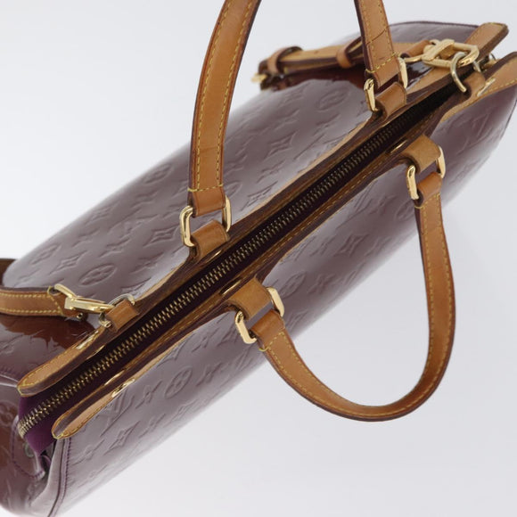 LOUIS VUITTON Monogram Vernis Blair MM Bag 2way amethyst M90106 LV Auth BA10814