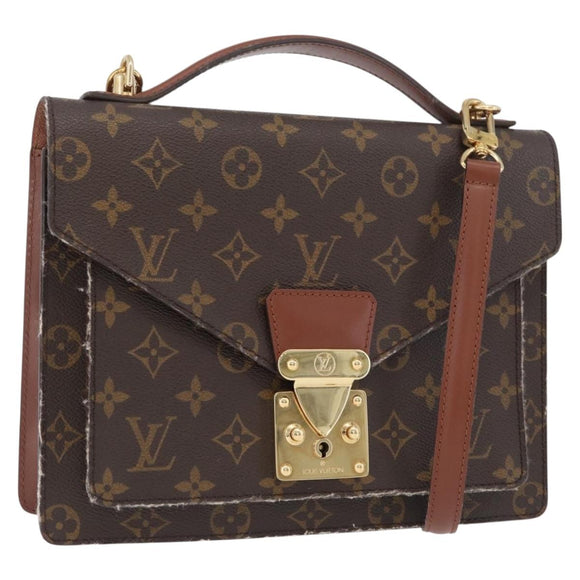 LOUIS VUITTON Monogram Monceau 26 Shoulder Bag M51187 LV Auth BA10820A