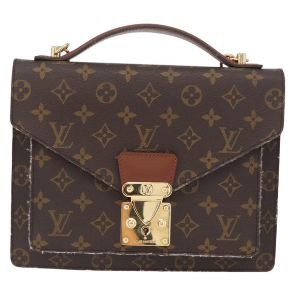 LOUIS VUITTON Monogram Monceau 26 Shoulder Bag M51187 LV Auth BA10820A