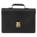 LOUIS VUITTON Epi Serviette Conseiller Briefcase Black M54422 LV Auth BA10821-13