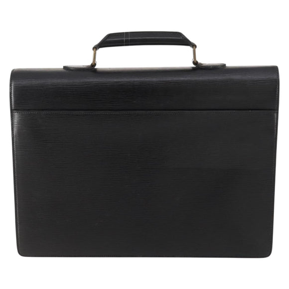 LOUIS VUITTON Epi Serviette Conseiller Briefcase Black M54422 LV Auth BA10821